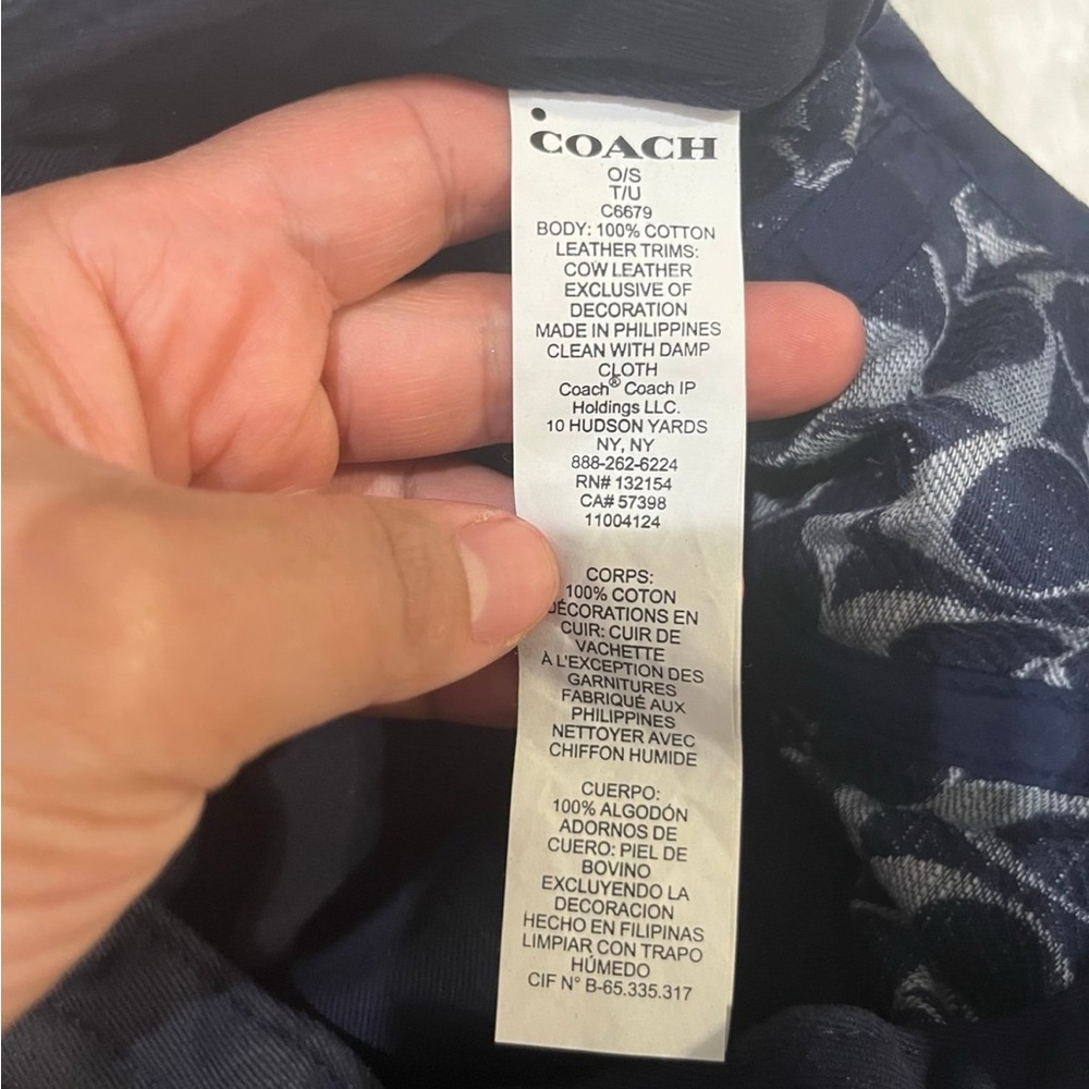 Coach men's hat snap back 

sku:HA - Picture 5 of 5